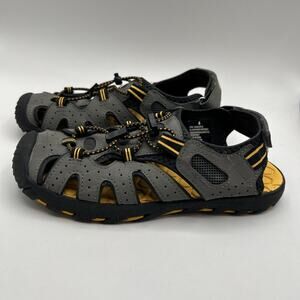 KHOMBU Youth Size 4 Kyle Sandals Gray Outdoor Shoes Boy's Water Hiking Kids